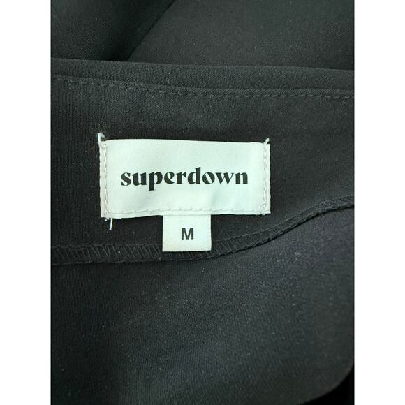 Revolve Superdown Greta Zip Up Dress in Black Size Medium - Picture 5 of 9